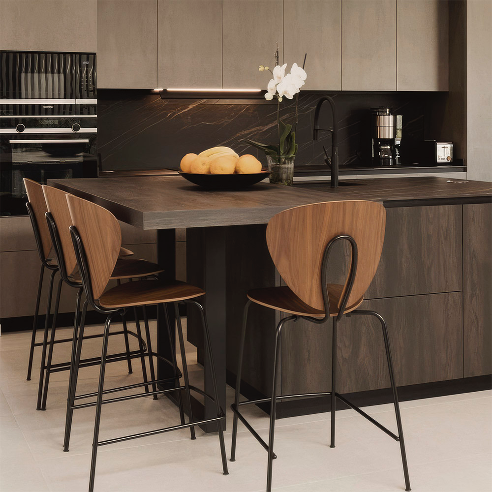 GLOBUS MADERA TABURETE COCINA