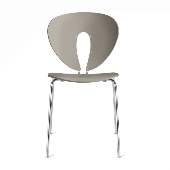 [GLOBUS262] GLOBUS OUTDOOR SILLA 4 PATAS (Polipropileno Reciclado Negro (ref.2))