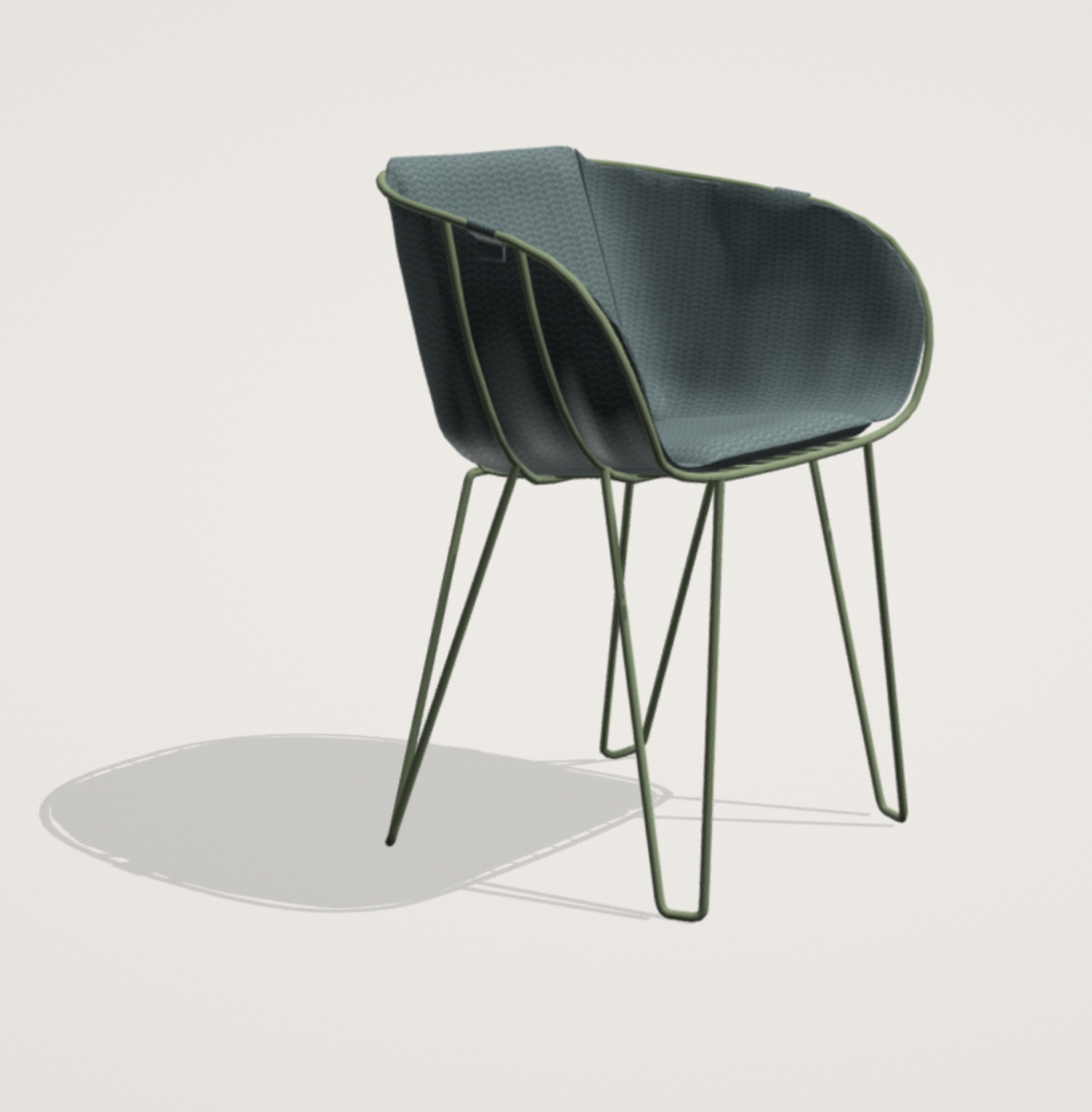 OLIVO SILLÓN VESTIDO (Ibiza white (RAL 9016 ), GRUPO I)