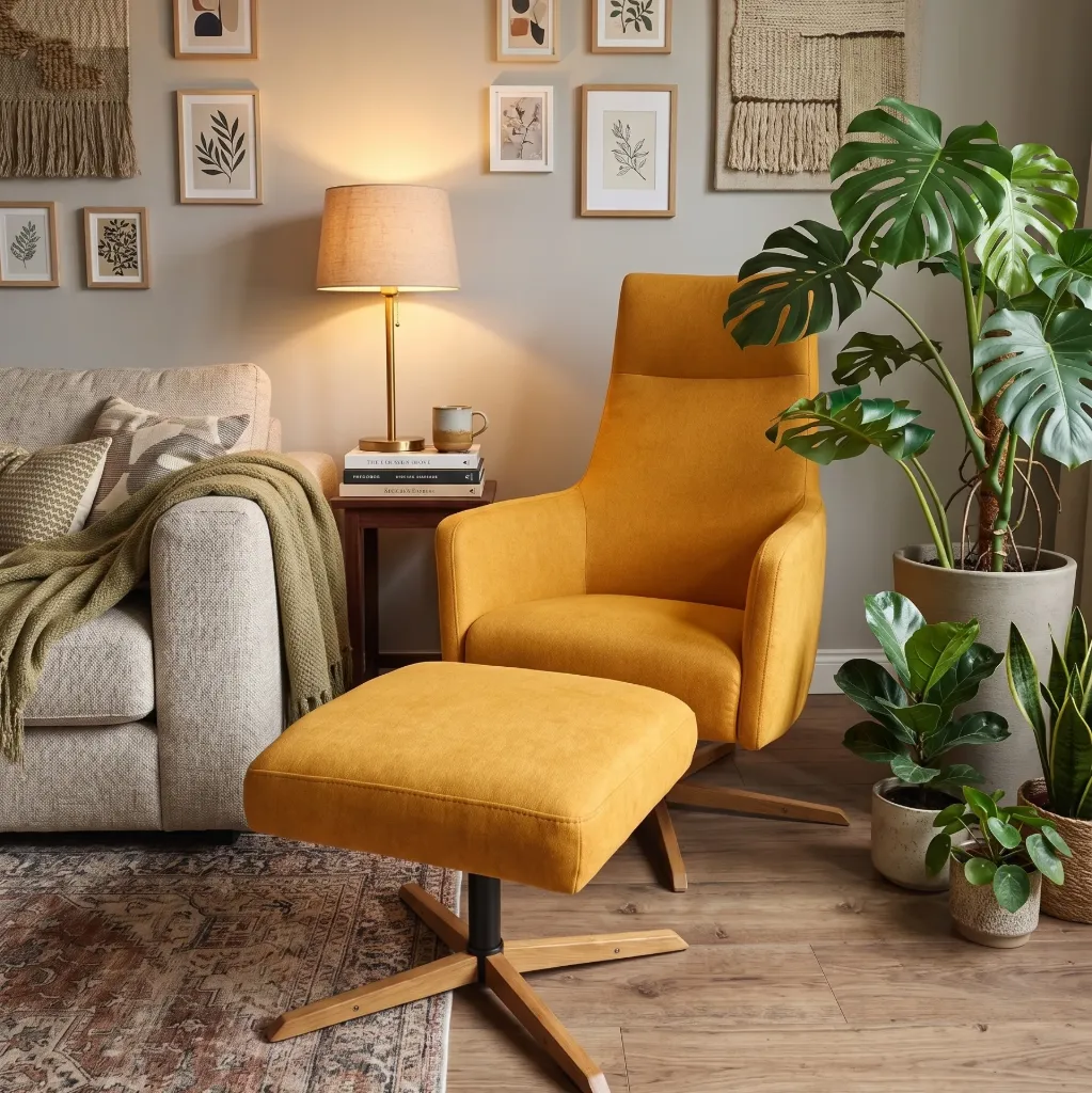 Outlet Butaca Ribera reclinable con pouf