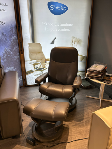 Consul Stressless piel Noblese Antracita Outlet